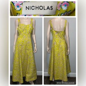 Nicholas Kiki Floral Print Dress 10